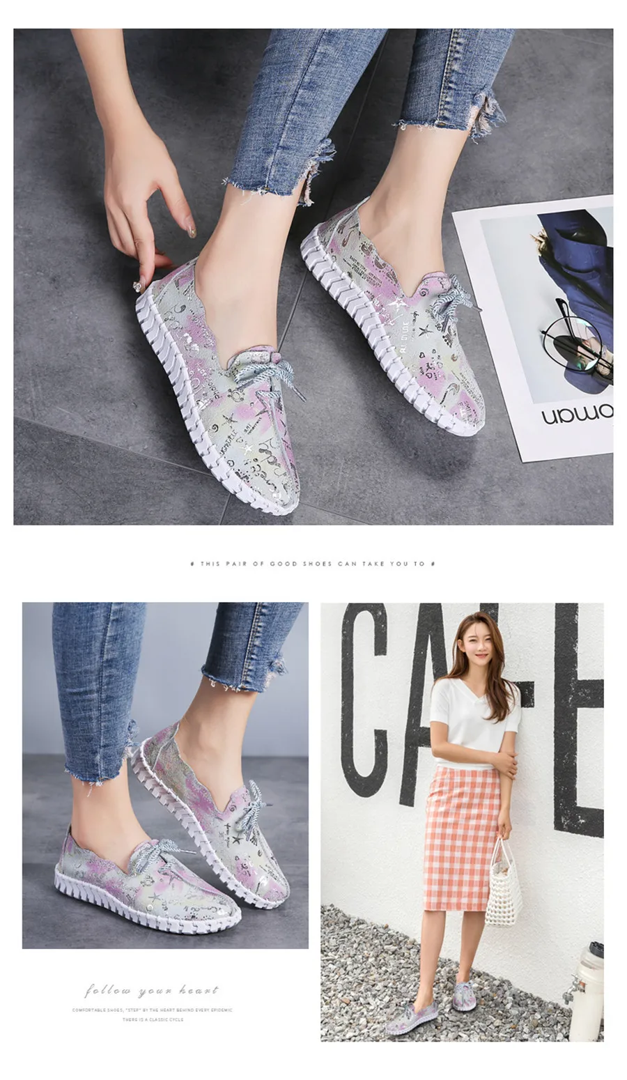 STQ-осенние женские лоферы на плоской подошве; женская обувь из натуральной кожи на плоской подошве; лоферы на шнуровке; Повседневная прогулочная обувь без застежки; женская обувь; 7760