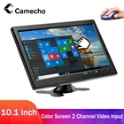 Camecho 10,1 дюймовый портативный монитор 1024X600 HD, ЖК-дисплей, компьютер, светодиодный автомобильный монитор, регистратор вождения, мониторинг безопасности