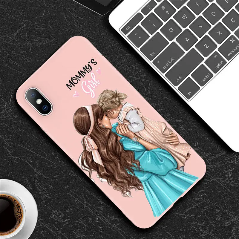 Lovebay для iPhone 6, 6 s, 7, 8 Plus, 11 Pro Max X, XR, XS Max, чехол для телефона с изображением мультяшного жирафа, мягкий ТПУ чехол для королевы, конфет, Парижа, девушки - Цвет: AC6423