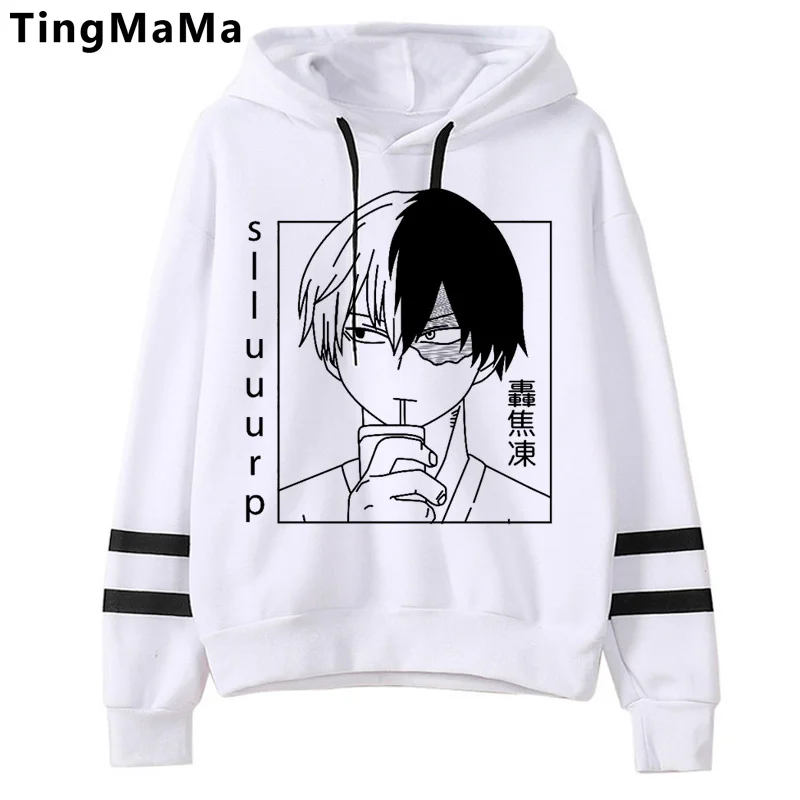 

My Hero Academia Shoto Todoroki hoodies male streetwear printed printed harajuku men clothing hoddies printed