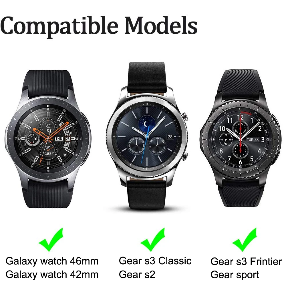 

Cristal templado para Galaxy Watch Active 2, 44mm, 40mm, Gear S3, Correa deportiva, Galaxy S2, 45mm 41mmProtector de pantalla