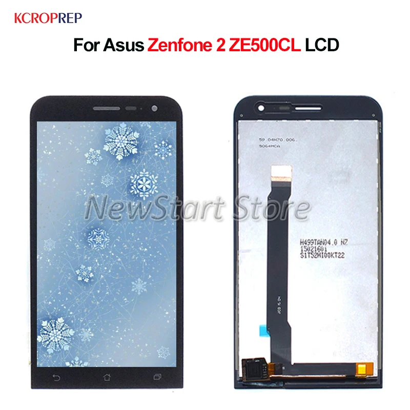 ЖК-дисплей для Asus Zenfone 2 ZE500CL дигитайзер сенсорного экрана в сборе с рамкой сменный