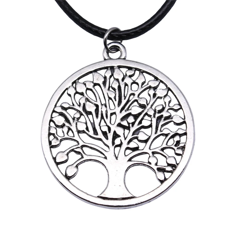 Ожерелье женское круглое с подвеской «Древо жизни», 38x34 мм, 1 шт.