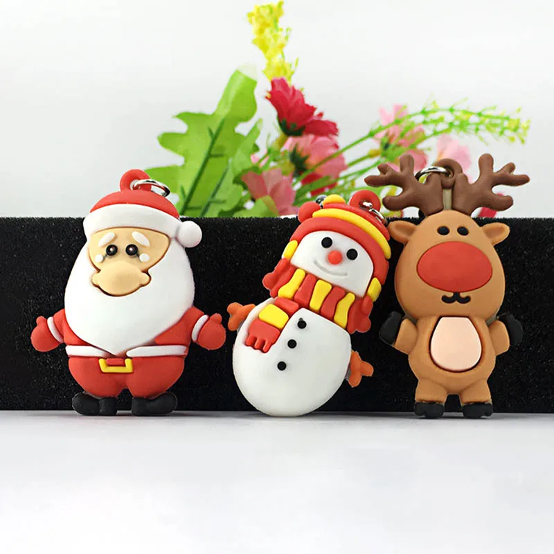 Рождественское украшение брелок с Санта Клаусом лосем снеговик Новогоднее 2021