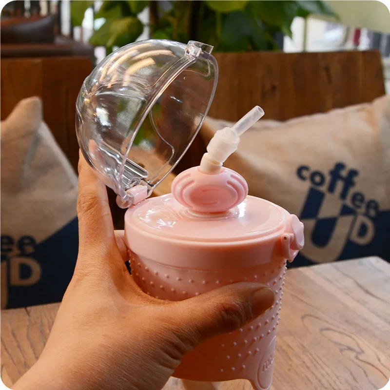 Не содержит Бисфенол А 500 мл Творческий полукруг крышкой чашка с трубочкой