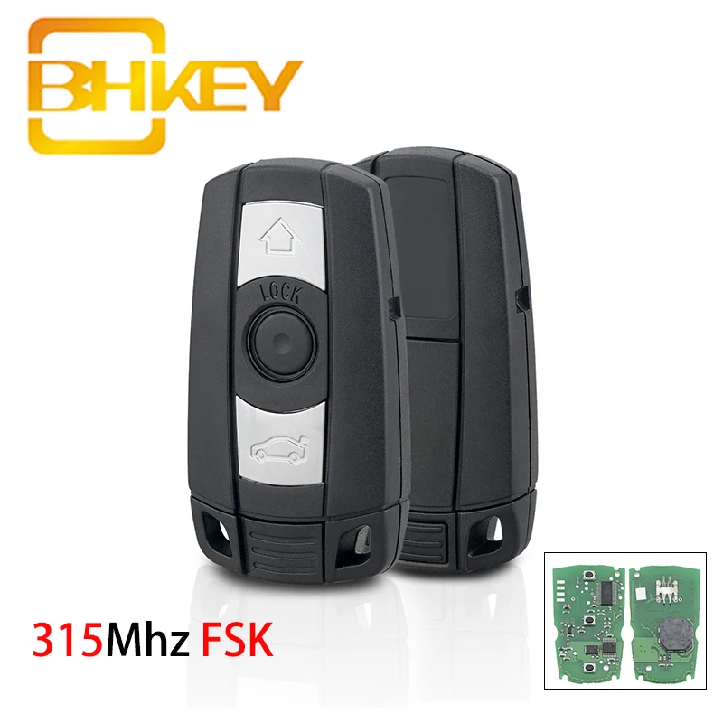 Умный Автомобильный ключ BHKEY 315 МГц FSK с функцией бесключевого движения 3 кнопками
