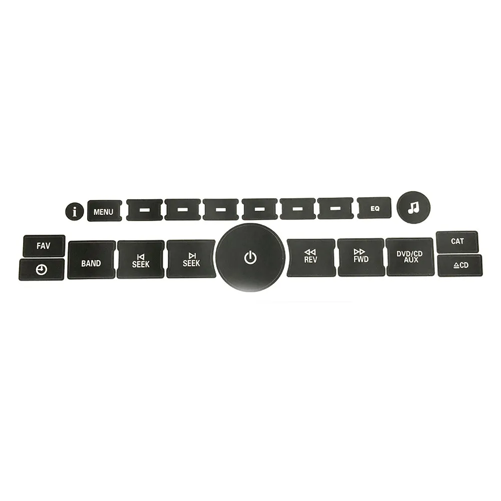 

Easy Installation Button Decal For Chevy GMC Decals High Quality 2 Sheets