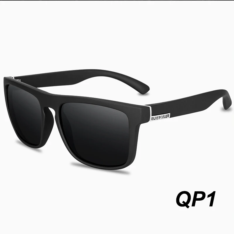 QP1 Бренд QUISVIKER стиль UV400 поляризованные солнцезащитные очки мужские солнцезащитные очки для вождения Женские Ретро винтажные очки - Цвет линз: QP1