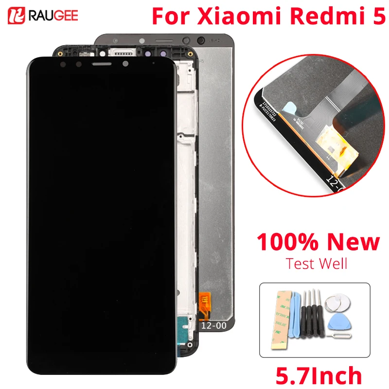 Для Xiaomi Redmi 5 ЖК-дисплей+ сенсорный экран 5,7 дюймов тест хорошо дигитайзер сборка замена экрана для Xiaomi Redmi 5
