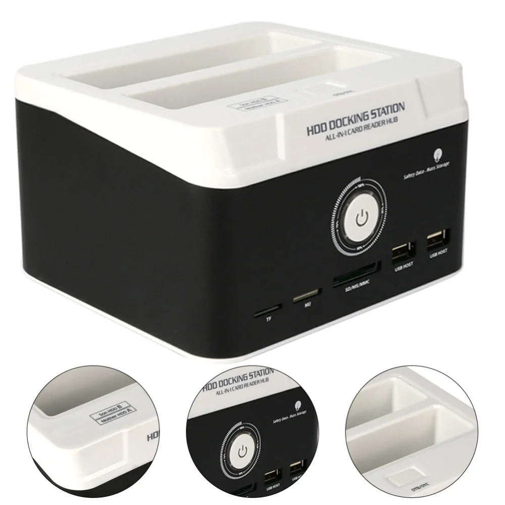 

1 Set USB3.0/2.0 Hard Disk Base 2.5/3.5 Hard Disk Box (Plug Black+White)