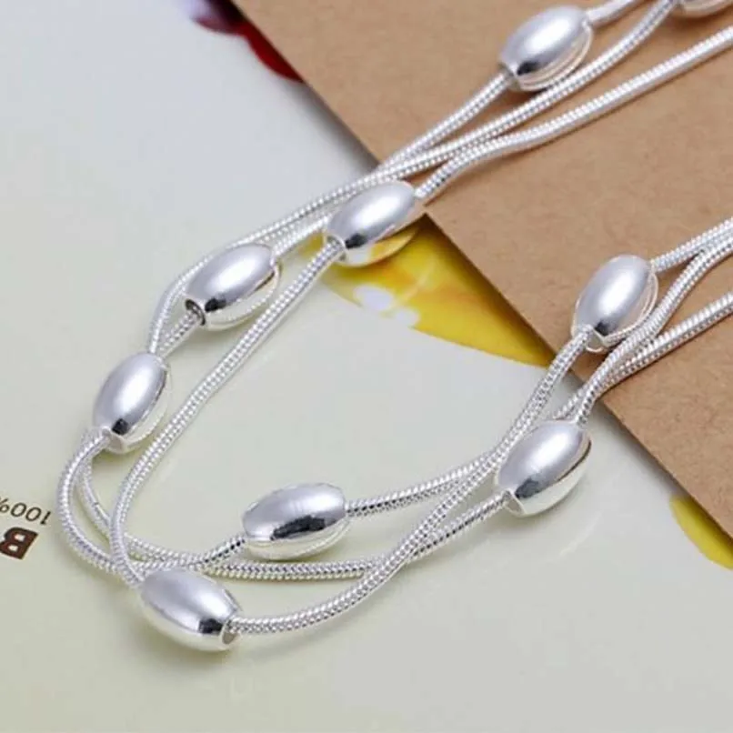 Браслет унисекс из трех линий с бусинами для женщин и мужчин веревочный браслет