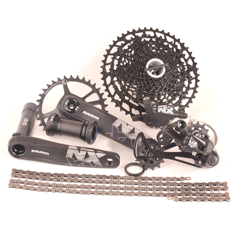 SRAM NX EAGLE 1x12S 11-50T 12 скоростной комплект для горного велосипеда DUB 170 175 мм триггерный переключатель передач задний переключатель кассета с цепью коленчатого вала - Цвет: FC NX 32T 170mm