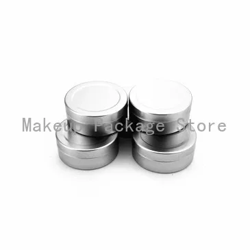 

20g 50/100/200pcs Refillable empty round aluminum tin cans bottle 45*19mm Lip Gloss cosmetic container pot box aluminum jar