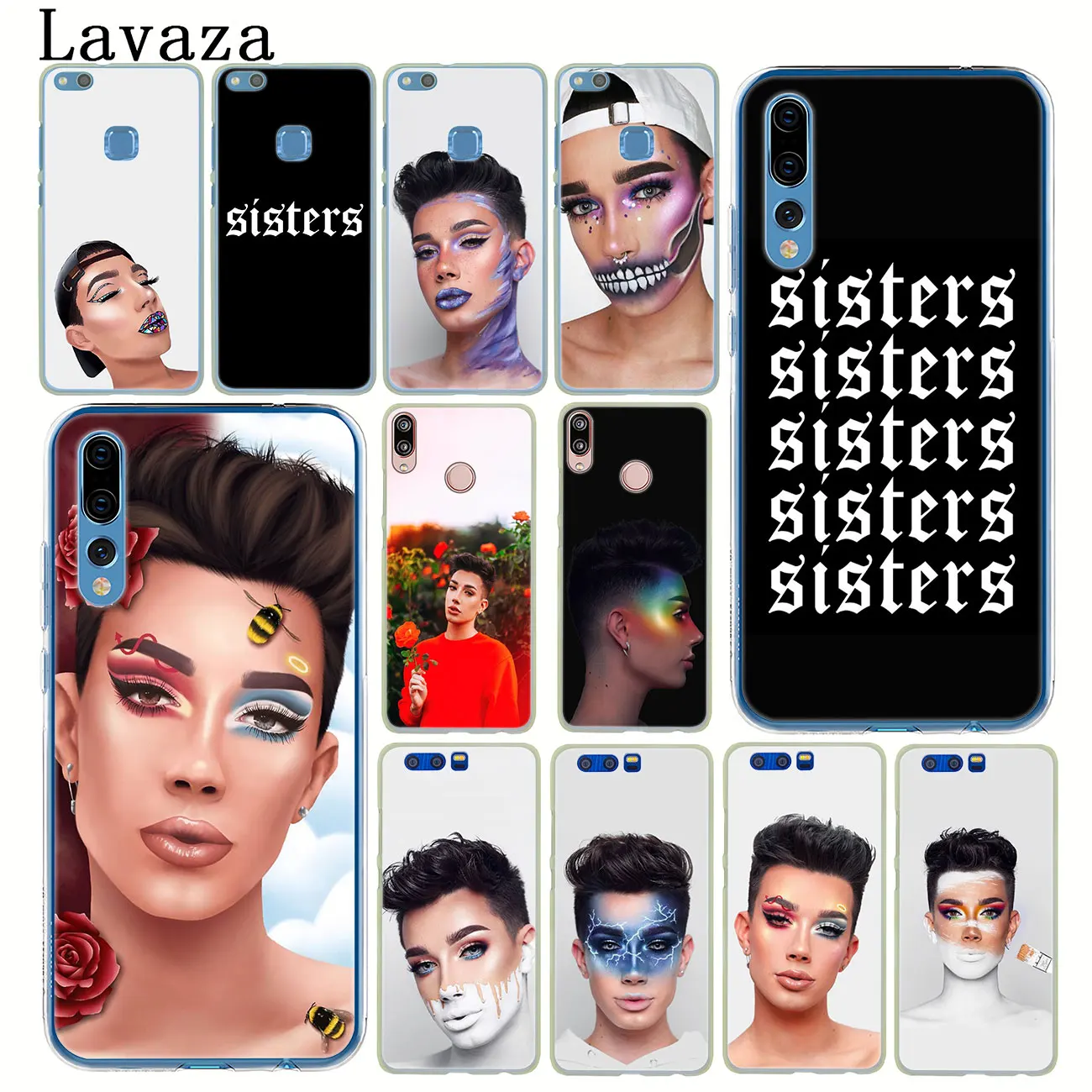Lavaza James Charles X пустой холщовый чехол для телефона Huawei P30 P20 Pro P9 P10 Plus P8 Lite Mini 2016 2017 P smart