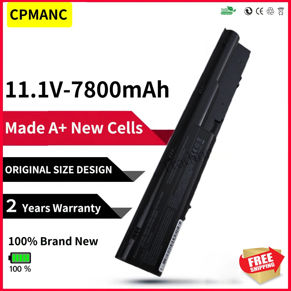 Аккумулятор CPMANC 7800 мАч для ноутбука HP ProBook 4330s 4430s 4431s 4331s 4530S 4331s 4535s 4435s 4436s 4440s 4441s 4446s 4540s 4545s S
