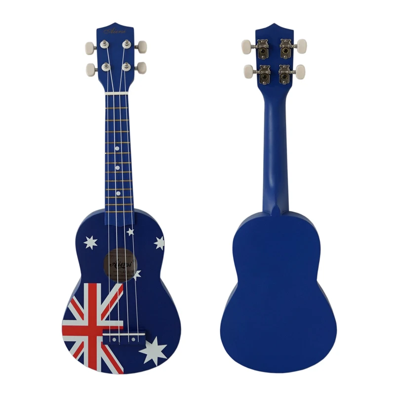 21 дюймов полный набор студенческий цвет ukelele заводская цена красное дерево сопрано Гавайские гитары укулеле