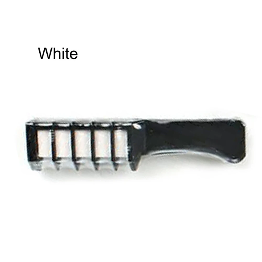 Мини одноразовая Личная салонная окрашивающая расческа для волос профессиональные мелки для цветной мелок для волос инструмент для окрашивания волос цветной гребешок - Цвет: white