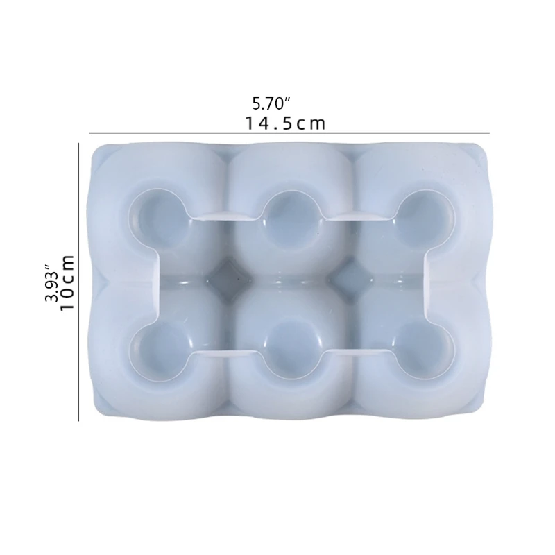 

DIY Crystal Epoxy Mold Creative Egg Grid Egg Storage Decoration Silicone Mold