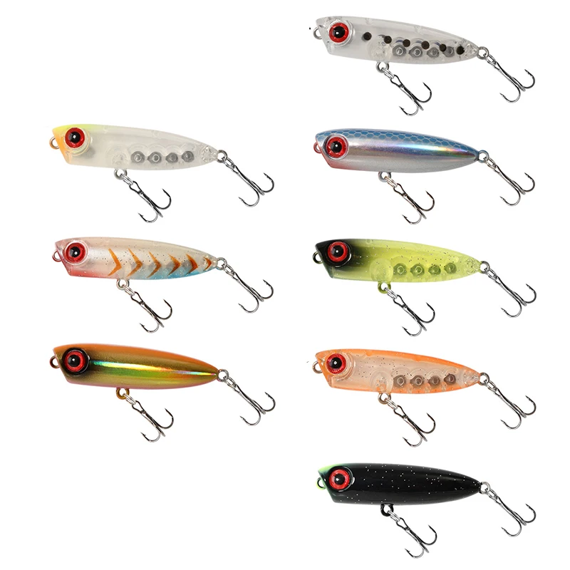 

1Pc Fishing Lure Fishing 45Mm 3G Sinking Sea Hooks Bait 2 Treble Hooks Artificial Fishing Hard Bait