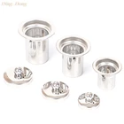 1 шт. многоразовые чайное ситечко из нержавеющей стали сетка для заварки корзина рассыпной чай листьев ситечки травы фильтр для Кружка горшок утварь SML