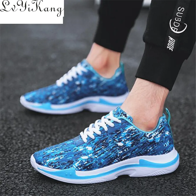 

2019 Shoes Men casual Comfortable breathable tenis shoes fashion net Couple casual shoes men Sneakers zapatillas hombre36-45
