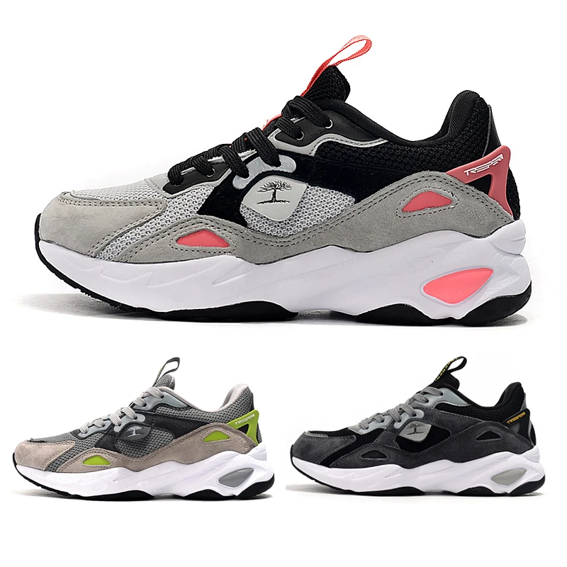 

Men sport train Running Shoes Breathable Autumn Casual sneakers Shoes Outdoor Genuine Leather comfortable Women Leisure shoes