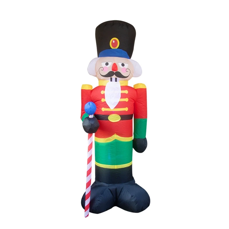 

Christmas Cartoon Soldier Inflatable Airblown Ornaments Prop Yard Giant Lawn