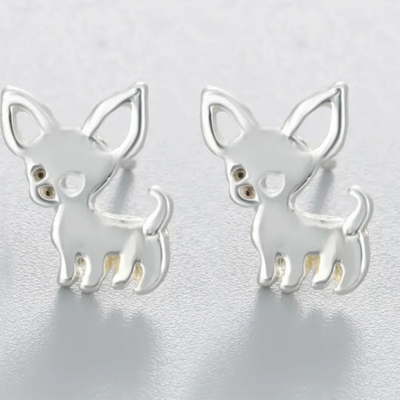 Милые Эффектные серьги в виде животных динозавр птица собака любимый питомец