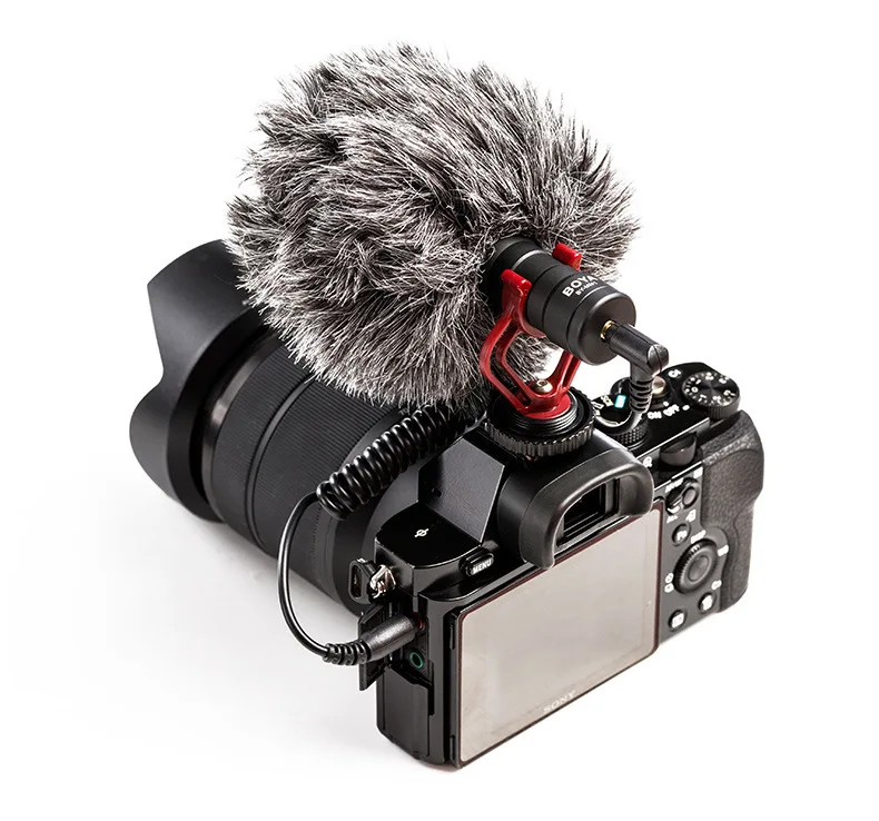 Микрофон BOYA BY-MM1 3 5 мм для камеры аудио-и видеозаписи смартфона Canon Nikon Sony DJI Osmo DSLR |
