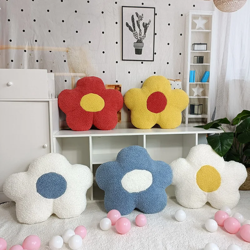 

Cute plush flower toy stuffed soft plant flower soft doll throw pillow cushion sofa home decor