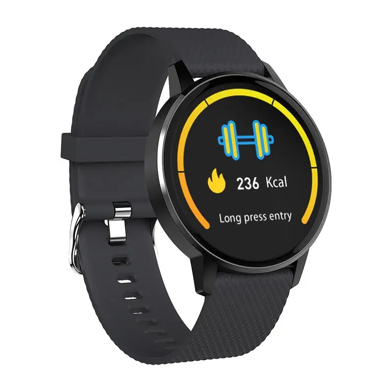 T4 Smart Watch Women Pink Bluetooth Tempered glass Fitness Bracelet IP68 Waterproof Heart Rate Monitor Sport Smartwatch Men - Цвет: Space gray