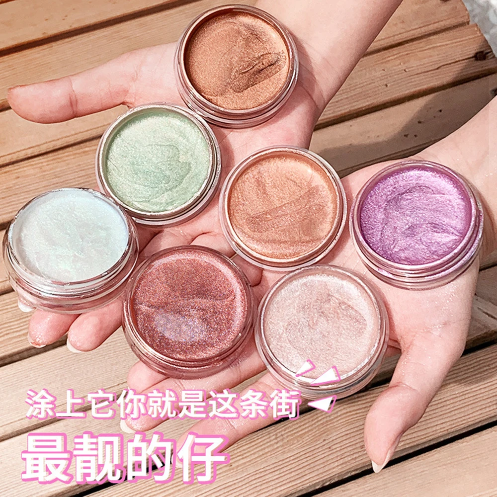 7 цветов хайлайтер палитра макияж блеск для контурного макияжа Румяна Пудра