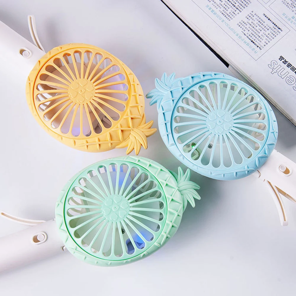 Летний кулер портативный вентилятор ручной USB перезаряжаемый Мини Складной для