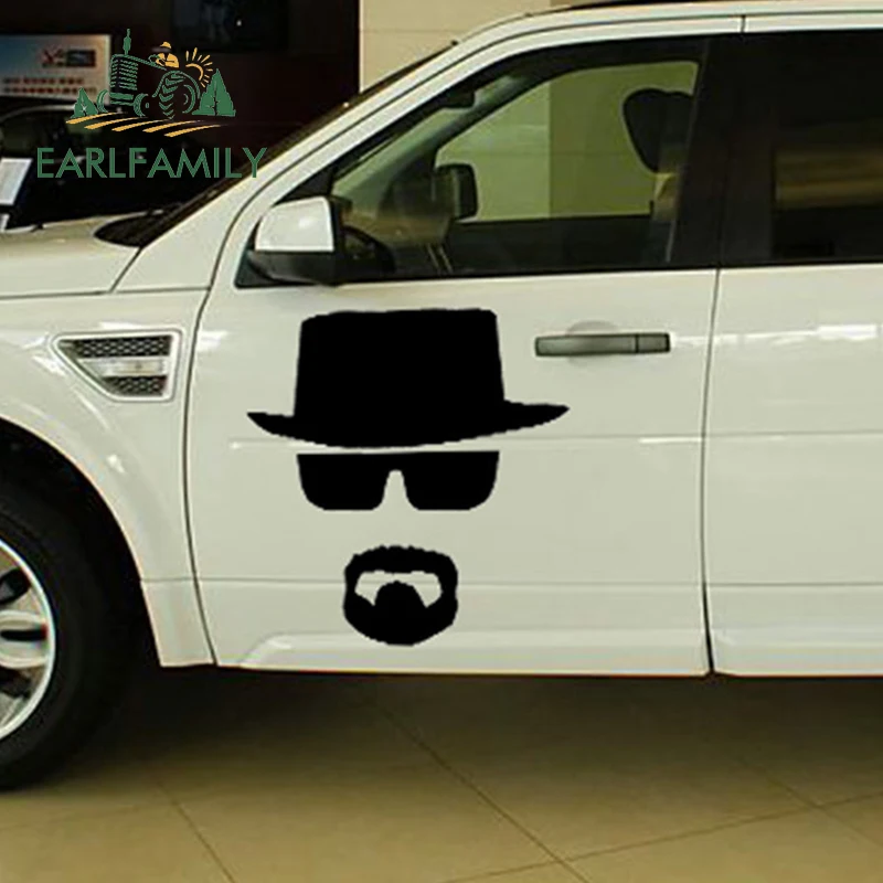 

EARLFAMILY 44 см x 44 см 2x .................. изображение хайзенберга Чарли Чаплином для комедийные Юмор изображение автомобиля Стикеры для грузовика окна ...