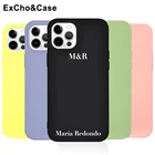 Силиконовый чехол для iphone SE 6 6S 7 8 Plus X XS XR XS Max 11 Pro 12 Mini Pro MAX