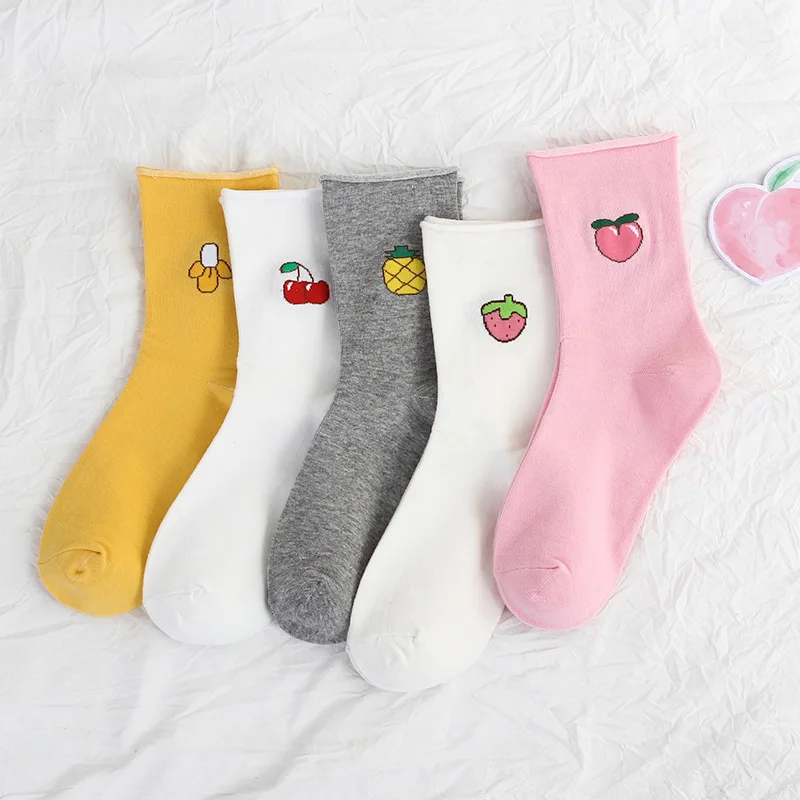 Милые и высококачественные женские носки-лодочки до щиколотки цветные невидимые