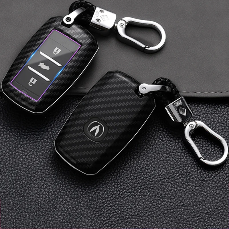 

Чехол для автомобильного ключа чехол сумка для Changan Cs95 2017 2018 2019 2020 2021 пульт дистанционного управления брелок аксессуары Стайлинг автозапчас...