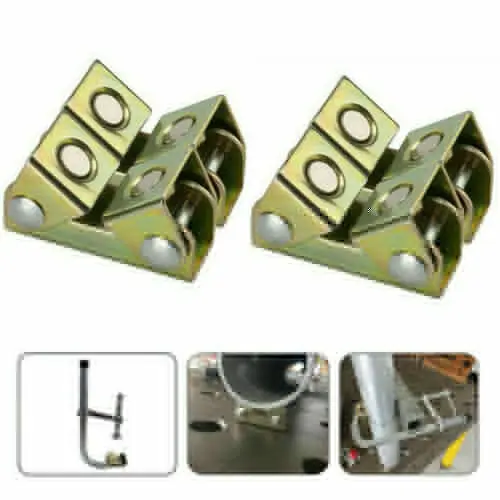 New V Type Magnetic Welding Clamps Holder Suspender Fixture Adjustable Pads | Инструменты