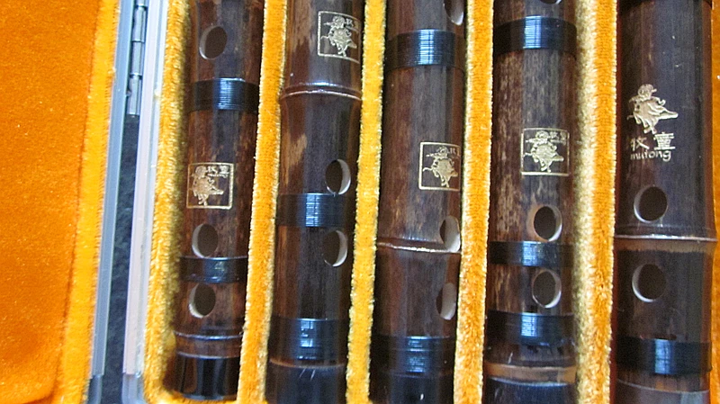 Высококачественные профессиональные музыкальные инструменты из бамбука набор 5