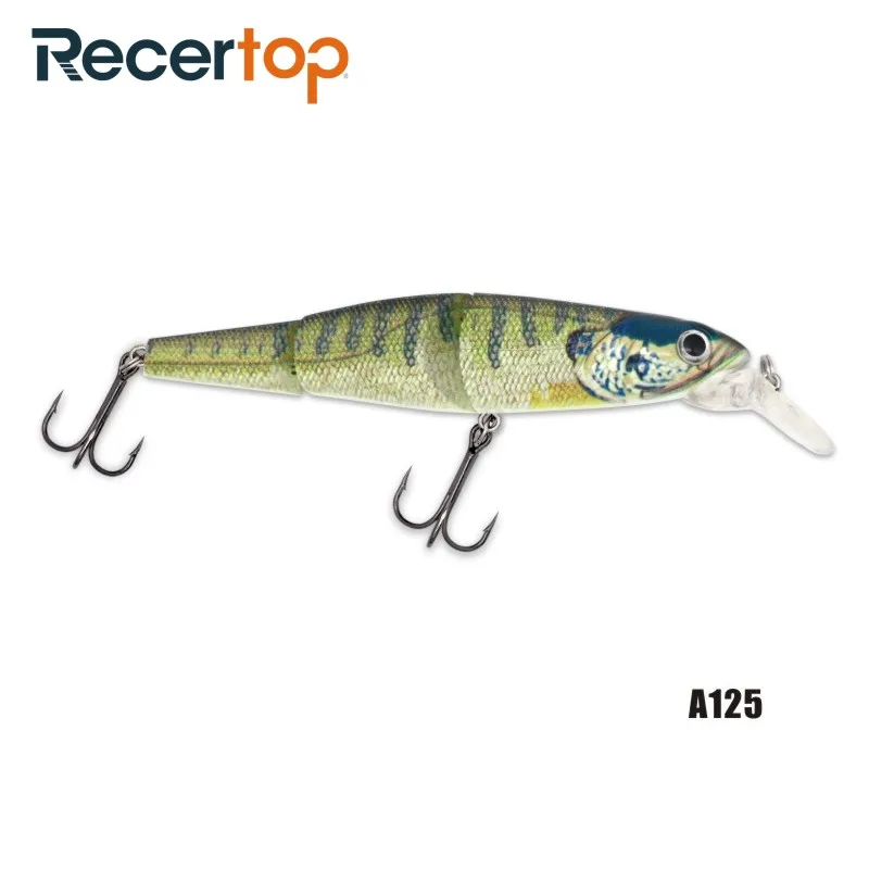 

10.5cm 16.3g Swim bait Segment Simulation Fish Skin Metal Steel Hook Lures Fishing Lure Floating bait Hard Bait