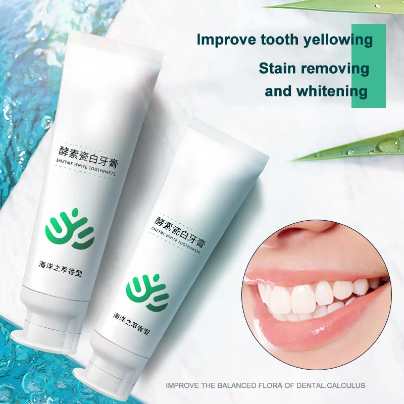 

Teeth Whitening Toothpaste Stains Remover with Zinc Citrate Ingredient Fresh Flavor Teeth Whitener for Adults 120g SANA889