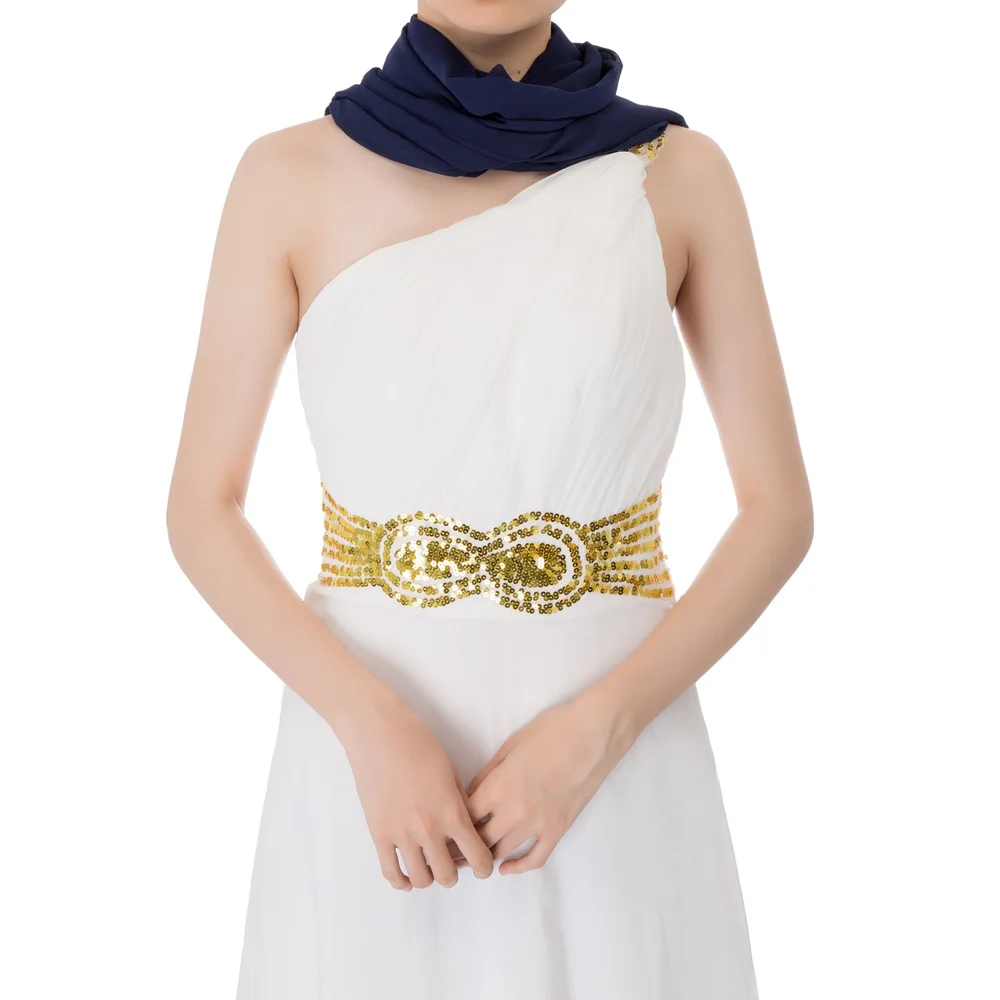 Женская шифоновая шаль Kate Kasin мягкие шали и накидки из пашмины длинная модная для