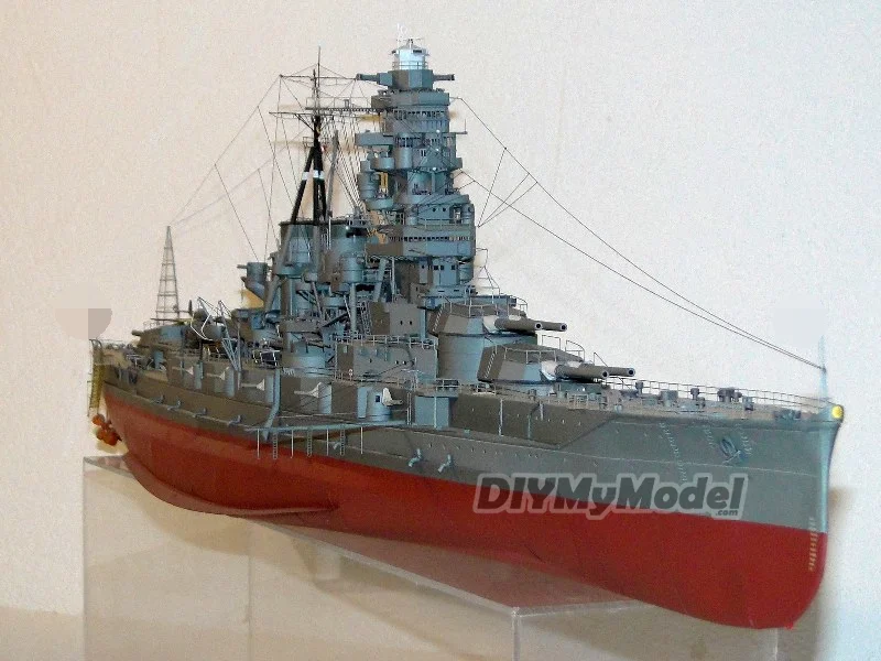 DIYMyModeI-rompecabezas de la pel&iacute;cula, rompecabezas de la pel&iacute;cula, modelo de papel artesanal, bricolaje, clase King Kong, battleship, birui, regalo-5