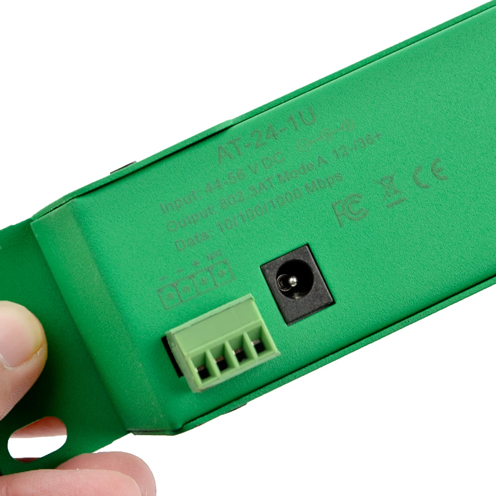 Активный Инжектор PoE 802.3af 802.3at с 24 портами Gigabit Power over Ethernet без источника питания: