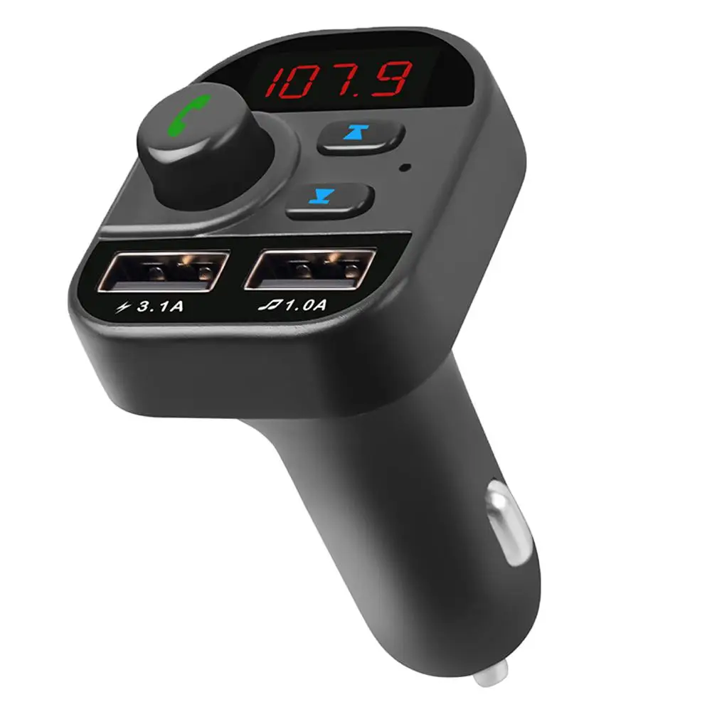 Автомобильный Bluetooth Версия 5 0 fm-передатчик музыкальный плеер без потерь MP3