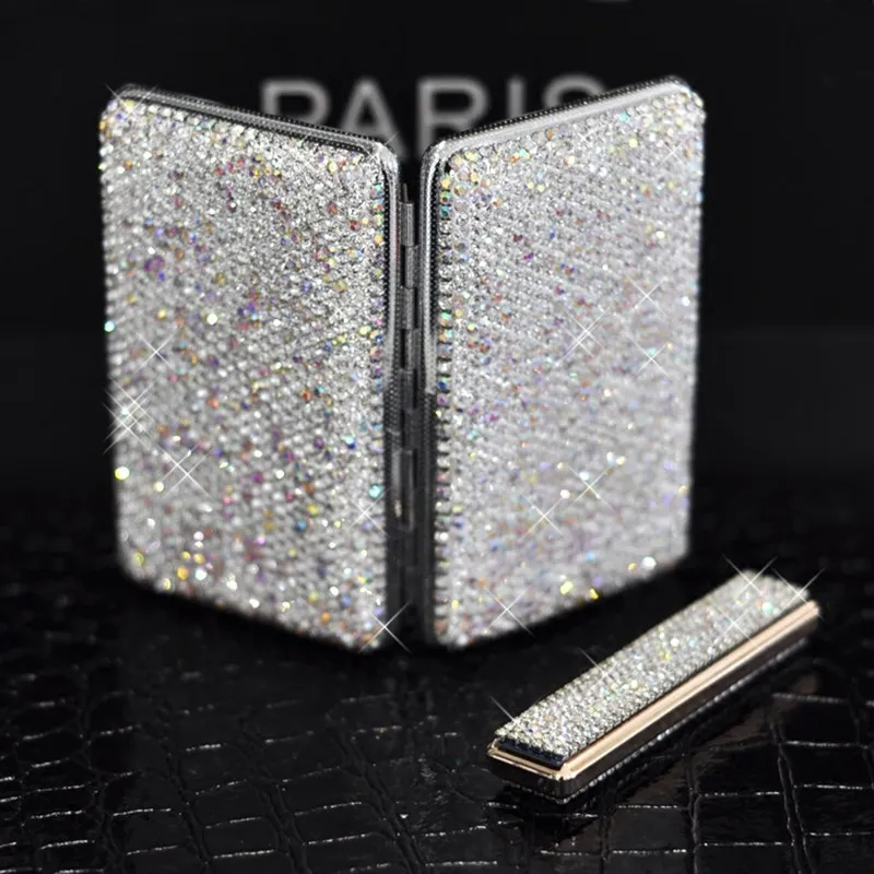 Bling модная Женская Роскошная зажигалка с кристаллами и usb зарядкой Алмазная