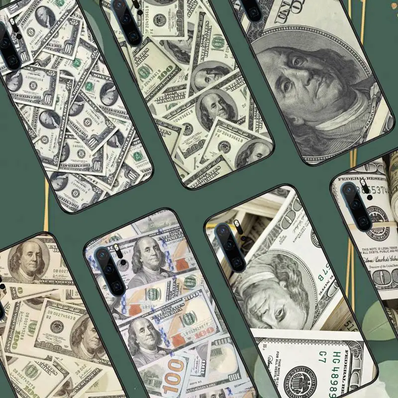 

Money Dollars Bill Cash Ben Franklin Phone Case For Huawei honor Mate P 9 10 20 30 40 Pro 10i 7 8 a x Lite nova 5t