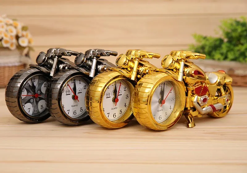 New Hot Motorcycle Alarm Clock Shape Creative Retro Gifts Upscale Furnishings Boutique Home Decorator USJ99 | Дом и сад