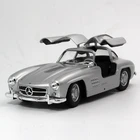 Модель классического автомобиля Mercedes 300SL Welly 1:24, литые игрушечные транспортные средства, подарки, без пульта дистанционного управления, транспортная игрушка