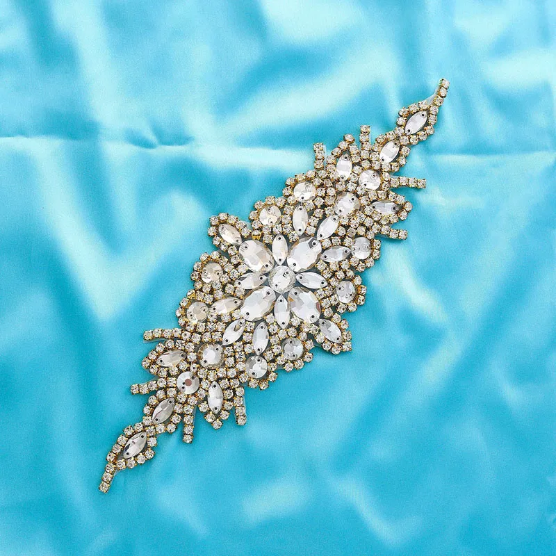 Стразы из бисера свадебная аппликация стразы для свадебных платьев|bridal sash